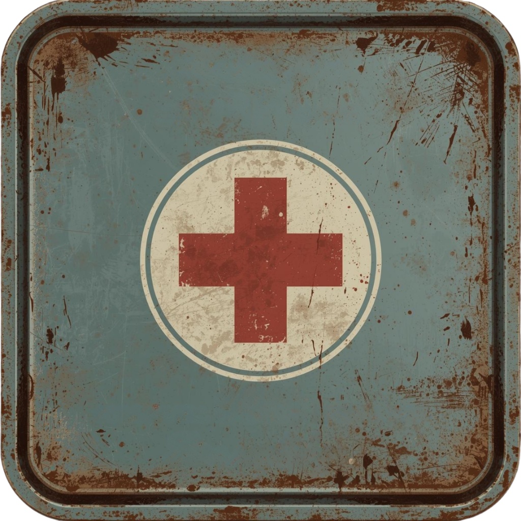 レトロ・ホスピタル クリップアート21点セット