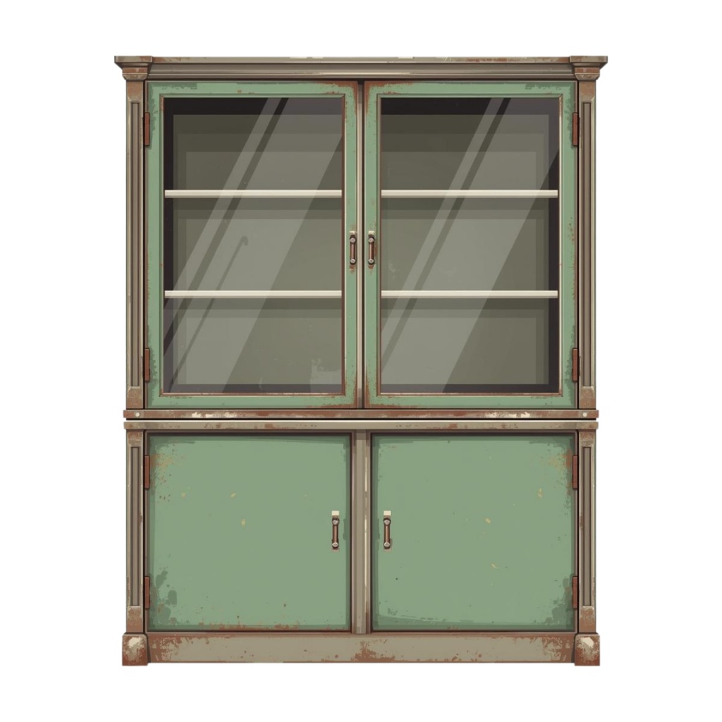 レトロ・ホスピタル クリップアート21点セット