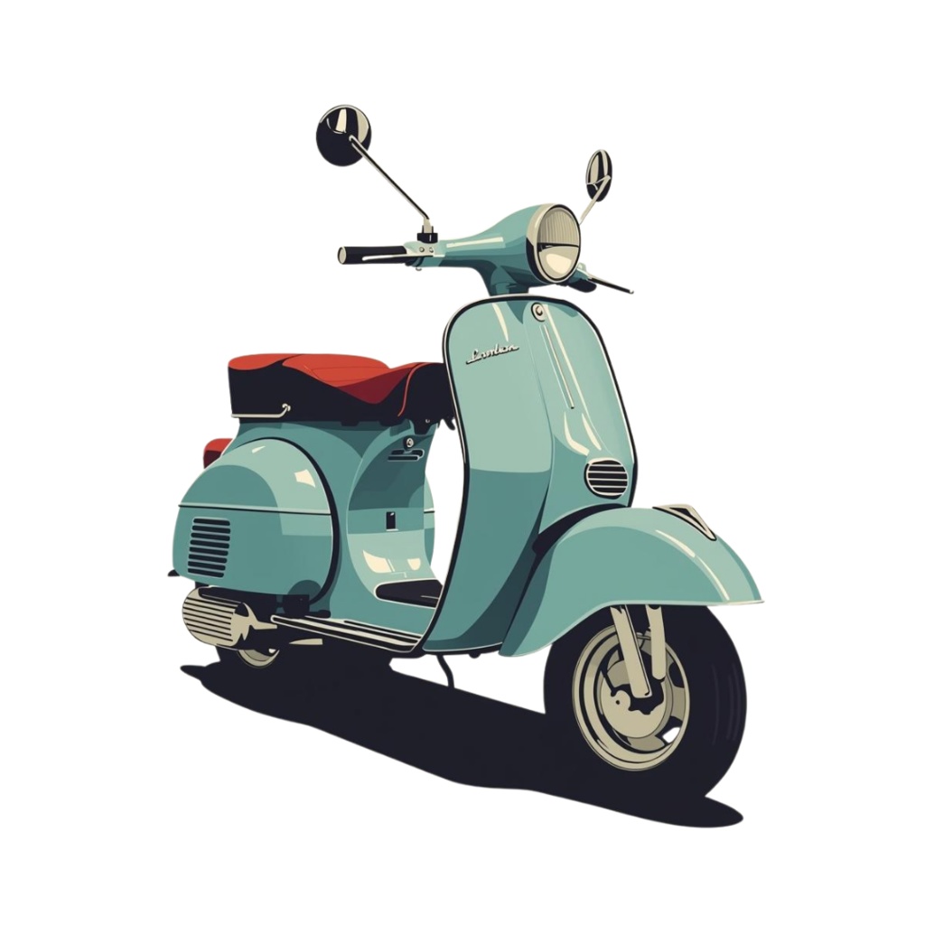 1960sモッズカルチャー クリップアート23点セット