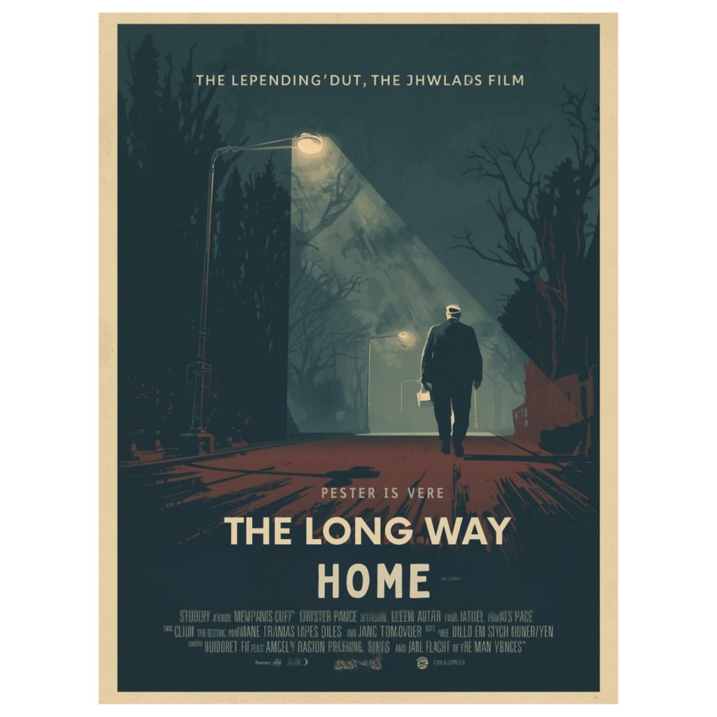 1950年代風、架空映画ポスター クリップアート20点