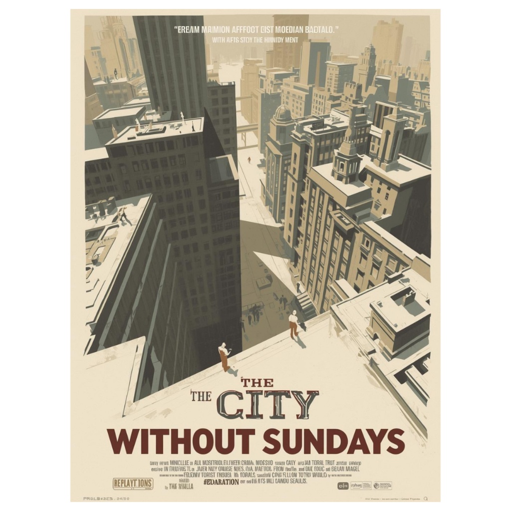 1950年代風、架空映画ポスター クリップアート20点