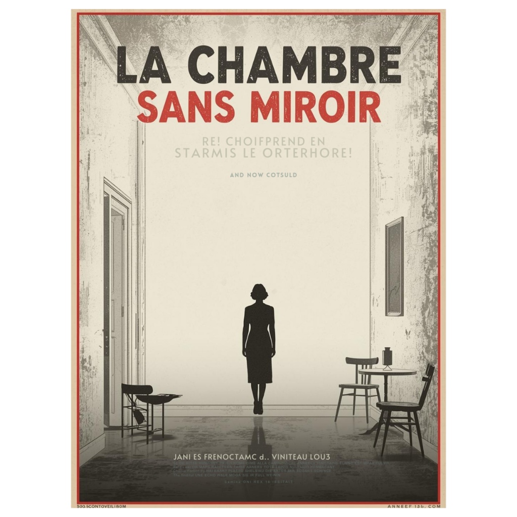 1950年代風、架空映画ポスター クリップアート20点