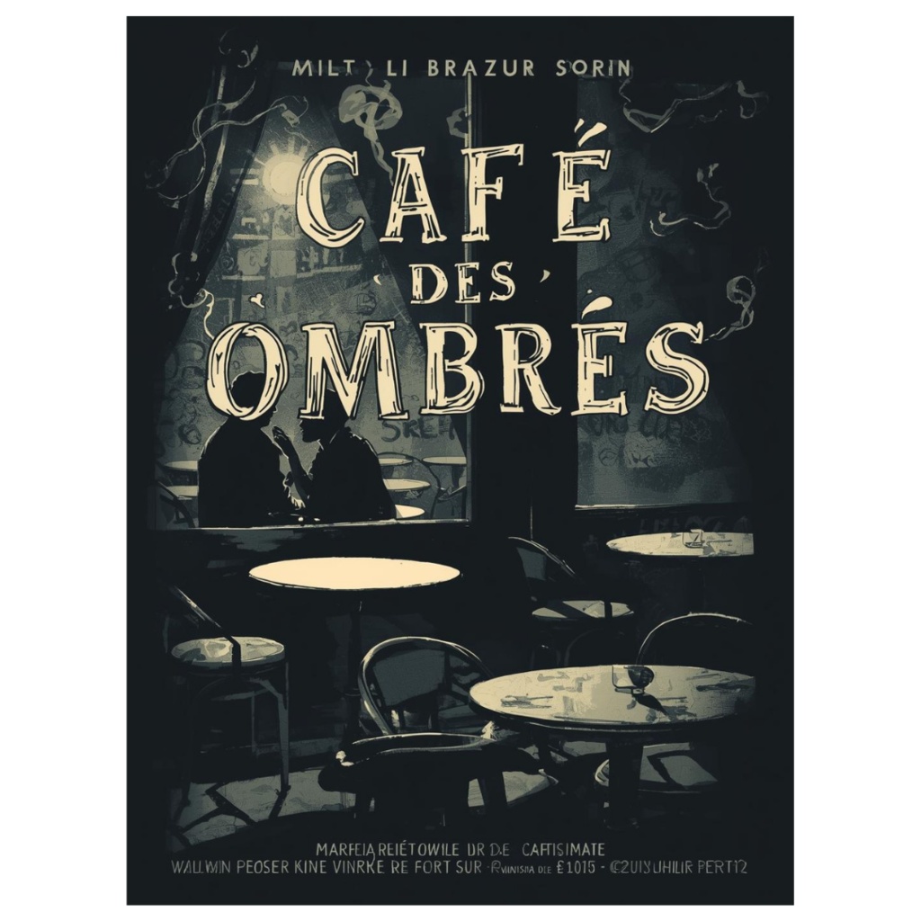 1950年代風、架空映画ポスター クリップアート20点