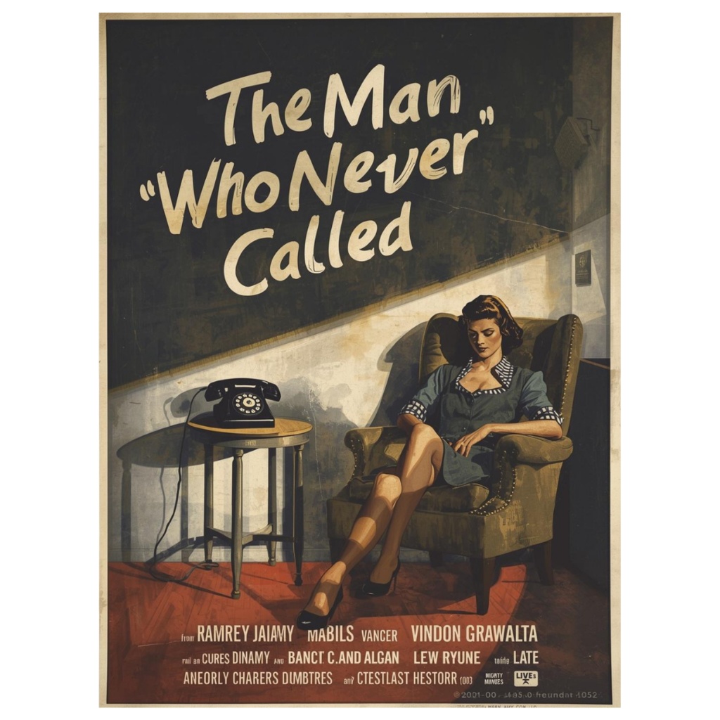 1950年代風、架空映画ポスター クリップアート20点