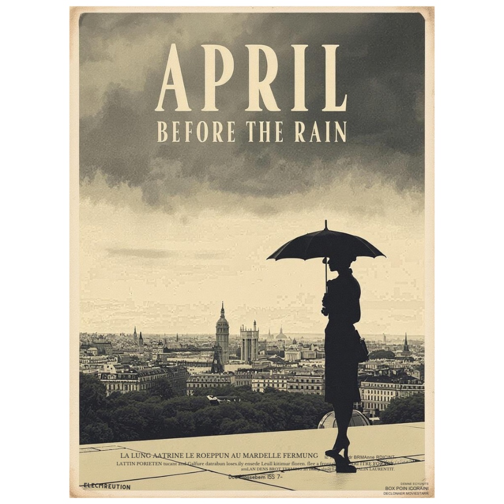 1950年代風、架空映画ポスター クリップアート20点