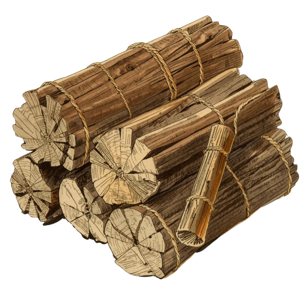 1920年代風、ヴィンテージキャンプ用品 クリップアート21点