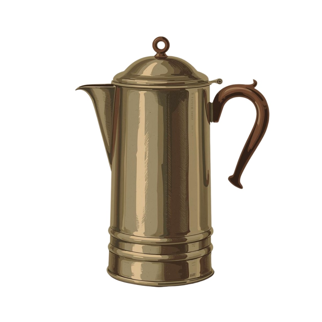 1920年代風、ヴィンテージキャンプ用品 クリップアート21点