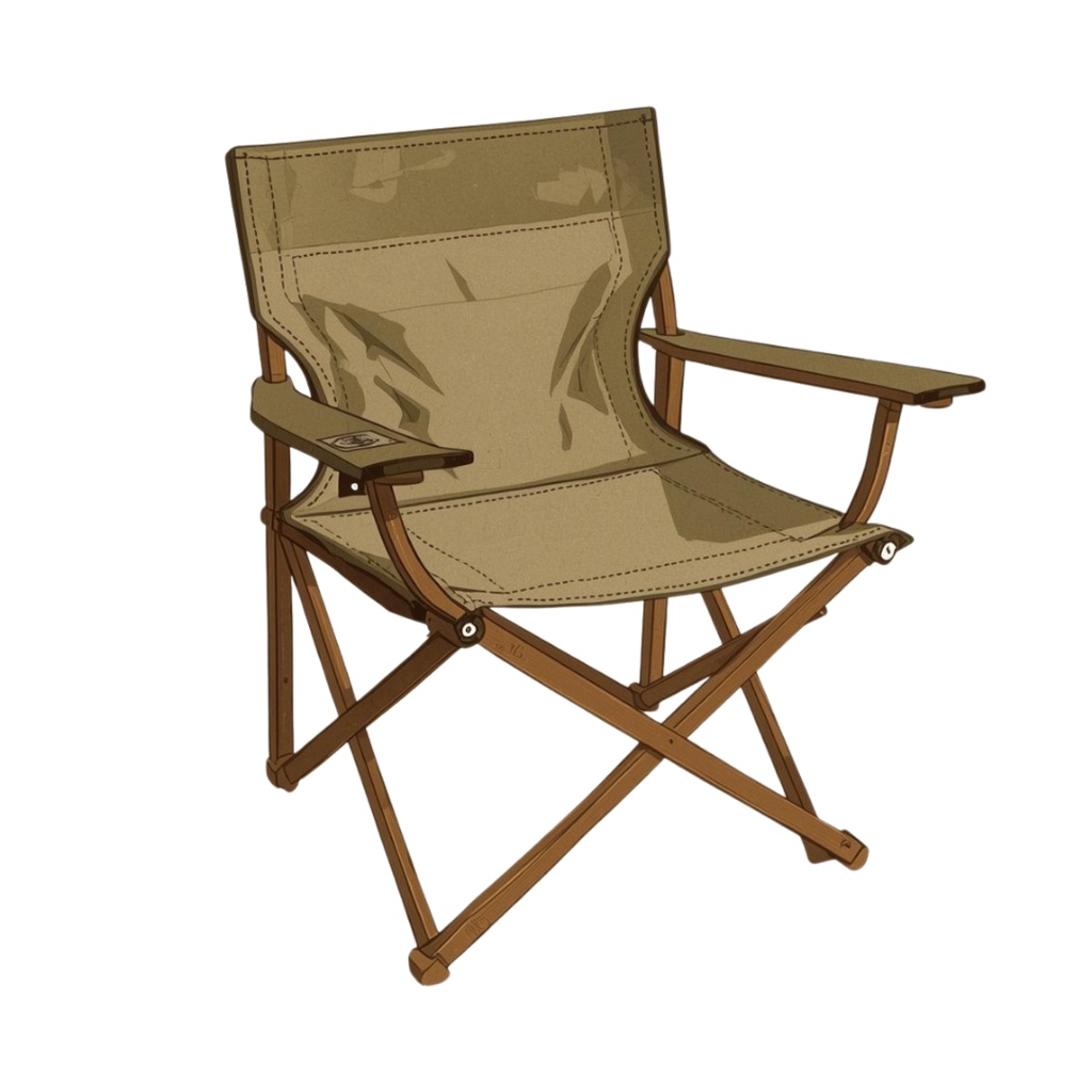 1920年代風、ヴィンテージキャンプ用品 クリップアート21点