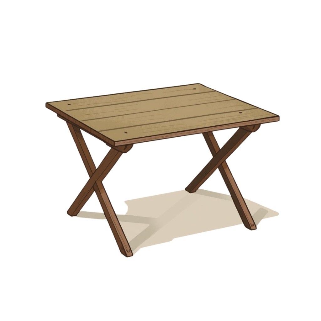 1920年代風、ヴィンテージキャンプ用品 クリップアート21点