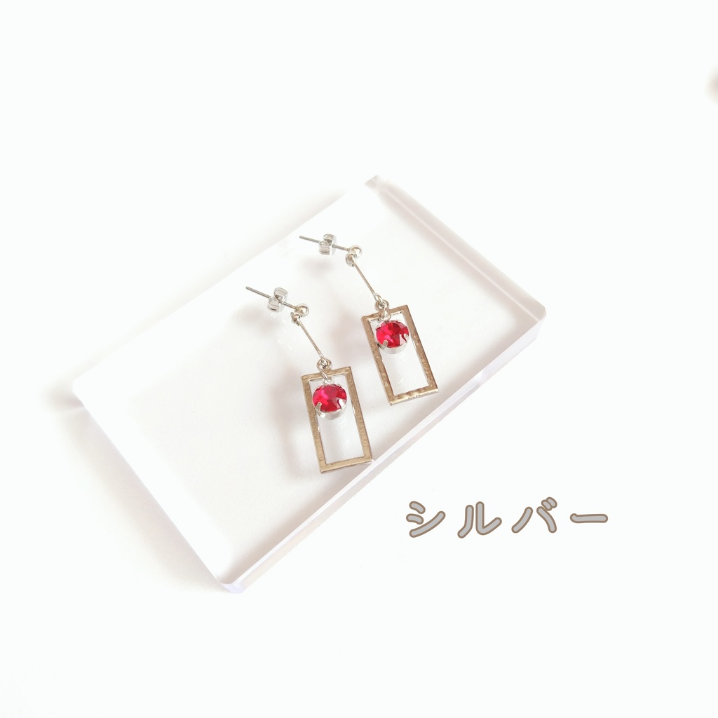 竈門炭治郎 耳飾り イメージ ピアス ※イヤリングに交換可