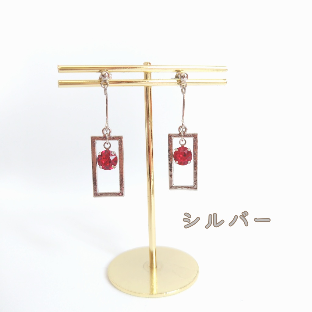 竈門炭治郎 耳飾り イメージ ピアス ※イヤリングに交換可