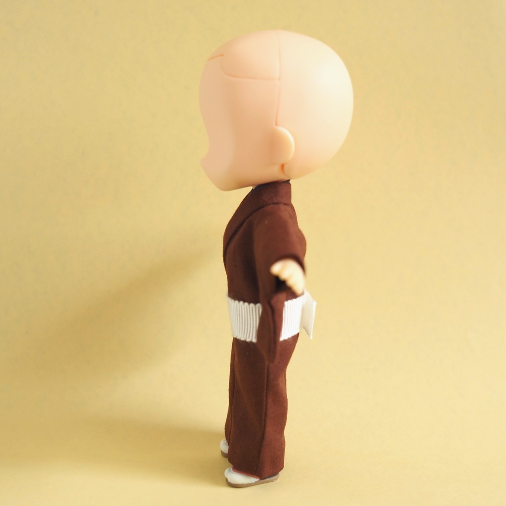 色が選べるオーダーメイド ねんどろいどどーる 無地 着物(浴衣) 帯 オーダーメイド