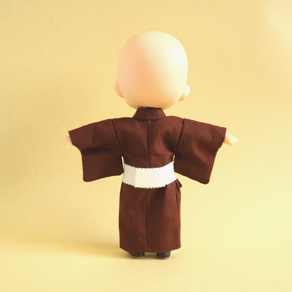 色が選べるオーダーメイド ねんどろいどどーる 無地 着物(浴衣) 帯 オーダーメイド