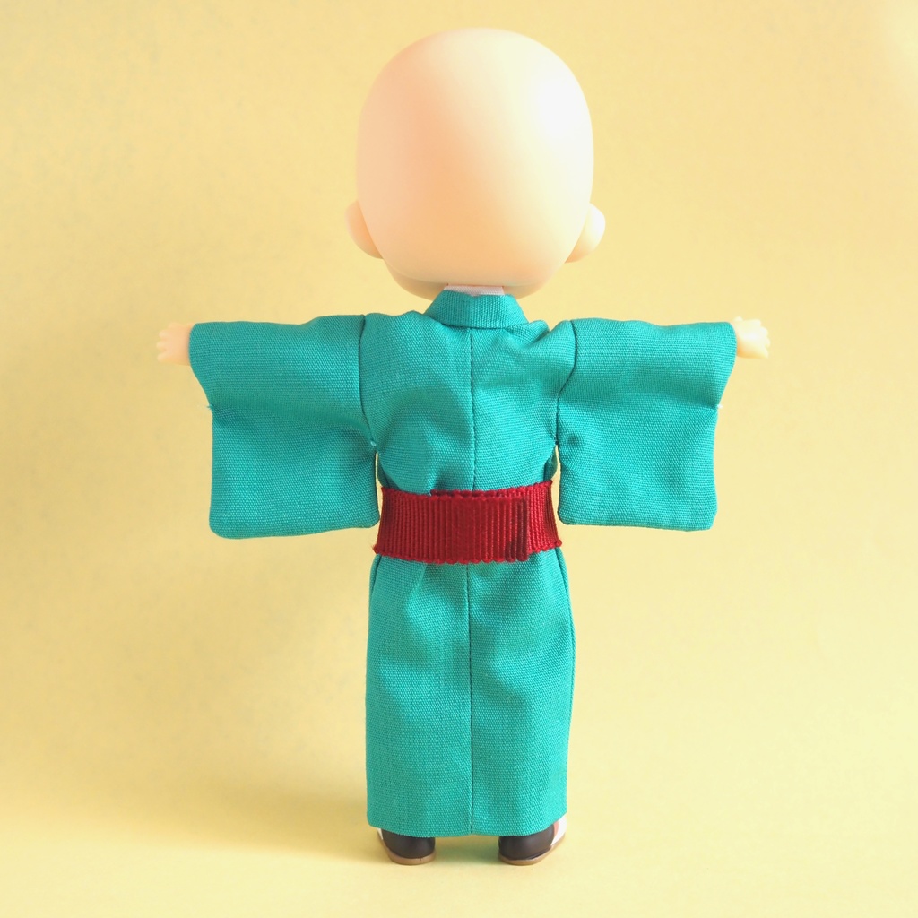 色が選べるオーダーメイド ねんどろいどどーる 身長調整サイズ 無地 着物(浴衣) 帯 オーダーメイド