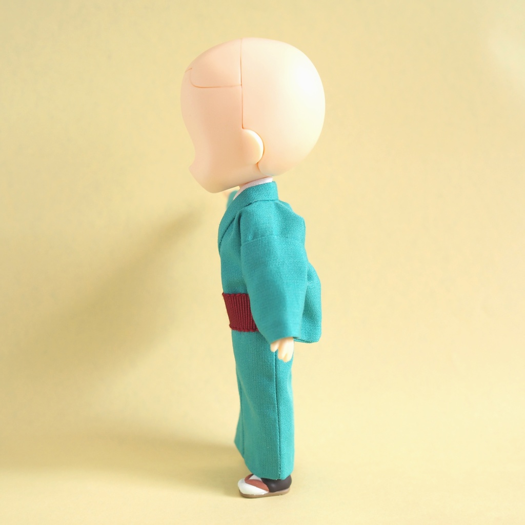 色が選べるオーダーメイド ねんどろいどどーる 身長調整サイズ 無地 着物(浴衣) 帯 オーダーメイド