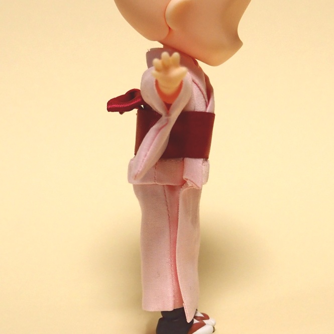 色が選べるオーダーメイド ねんどろいどどーる 無地 女物着物(浴衣) 帯 オーダーメイド