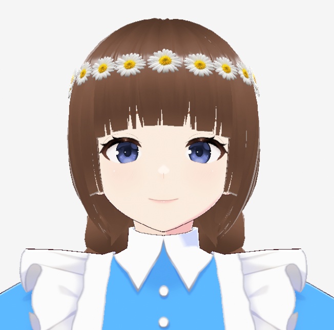 Daisy Flower Crown【VRoid】