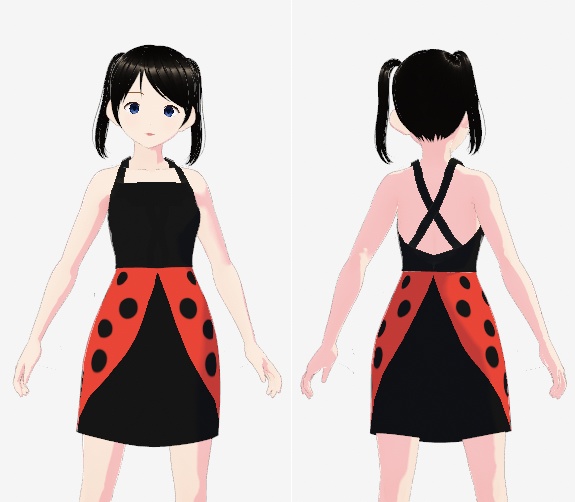 Ladybug Dress【VRoid】