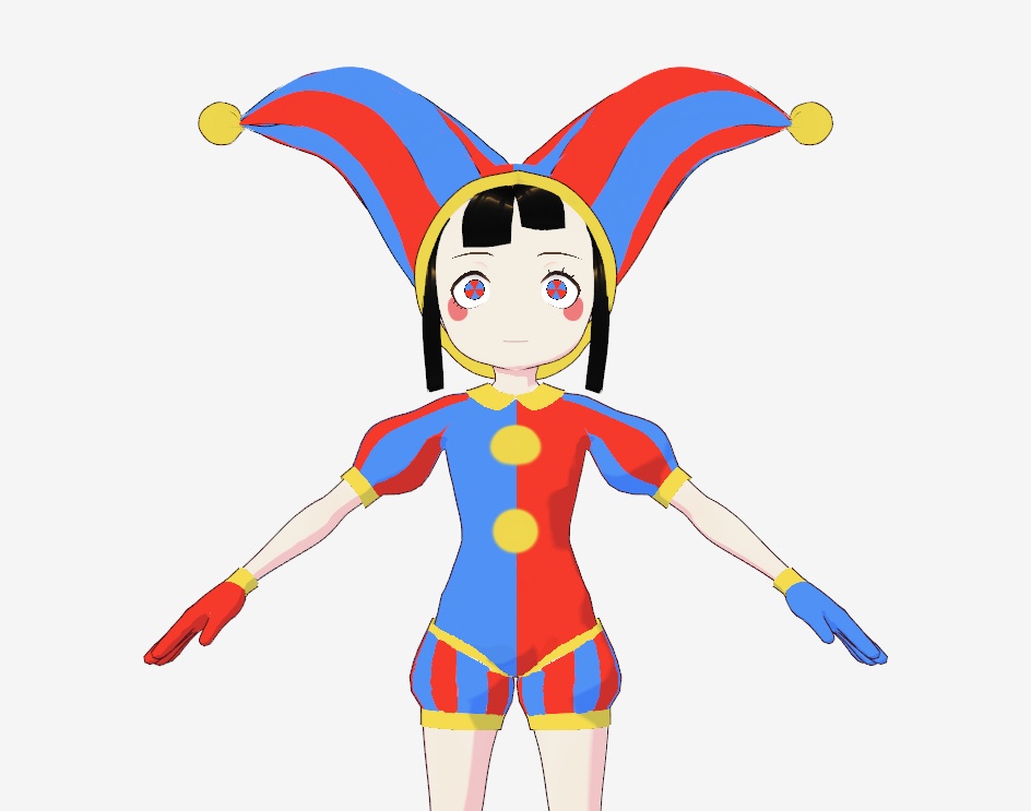 The Amazing Digital Circus Pomni VRoid Model