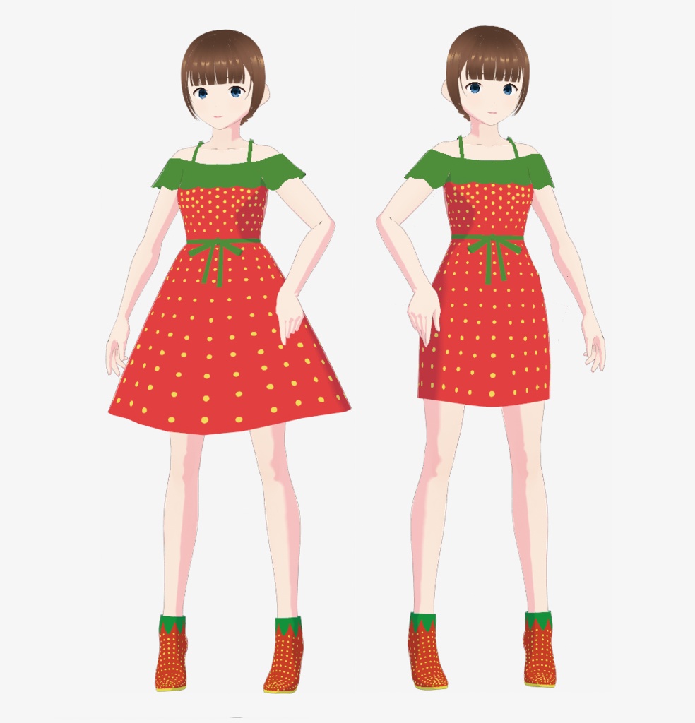 Strawberry Dress【VRoid】