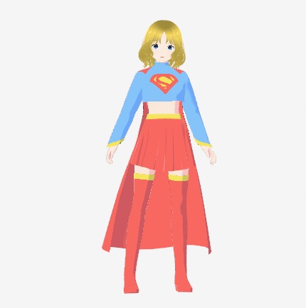 Supergirl Costume 【VRoid】