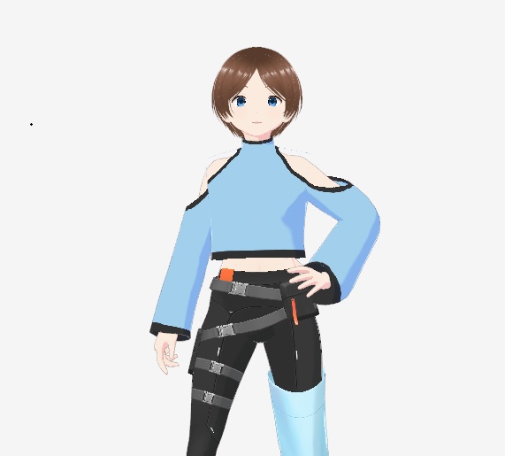 Shoulderless Top 【VRoid】