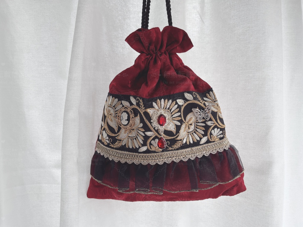 大包平イメージ 巾着ショルダーバッグ