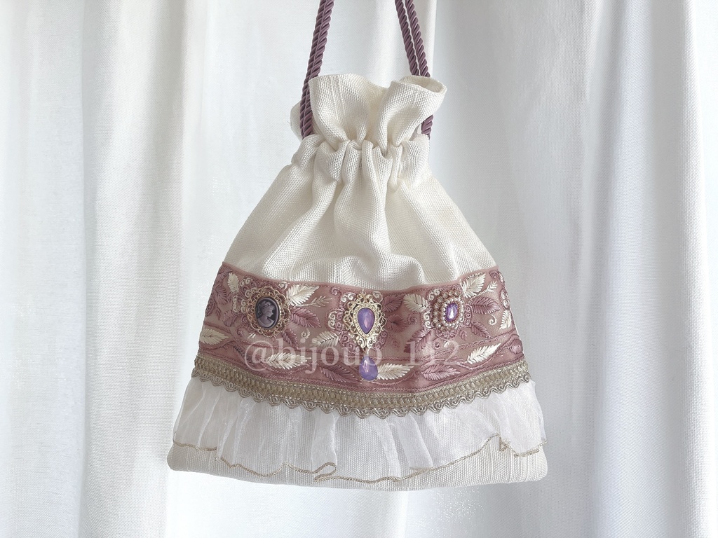 五月雨江イメージ 巾着ショルダーバッグ