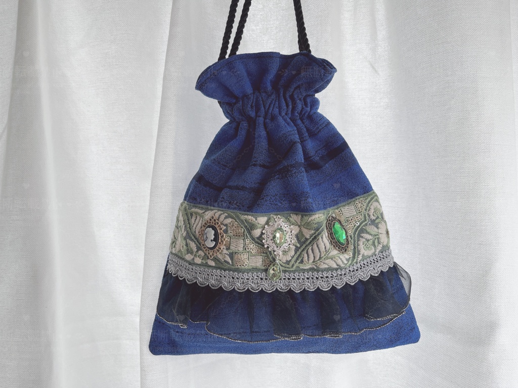 笹貫イメージ 巾着ショルダーバッグ