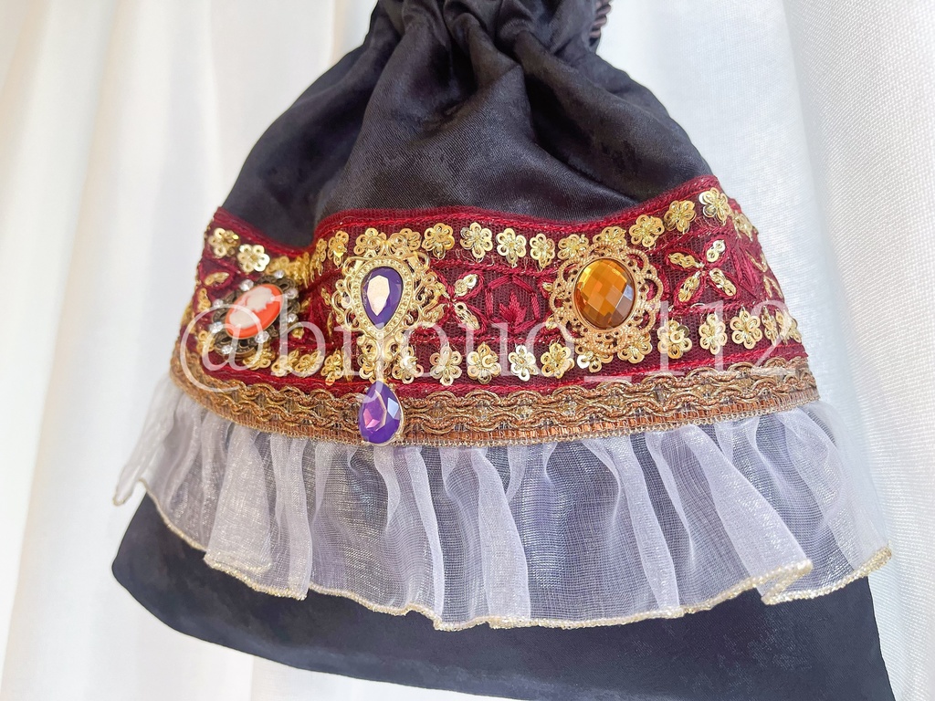 大倶利伽羅イメージ 巾着ショルダーバッグ