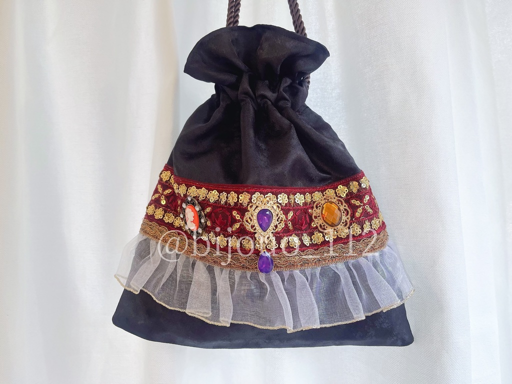 大倶利伽羅イメージ 巾着ショルダーバッグ