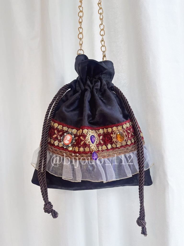 大倶利伽羅イメージ 巾着ショルダーバッグ