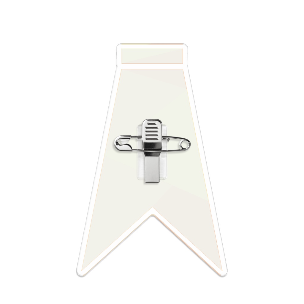 おがわピアス型バッジ