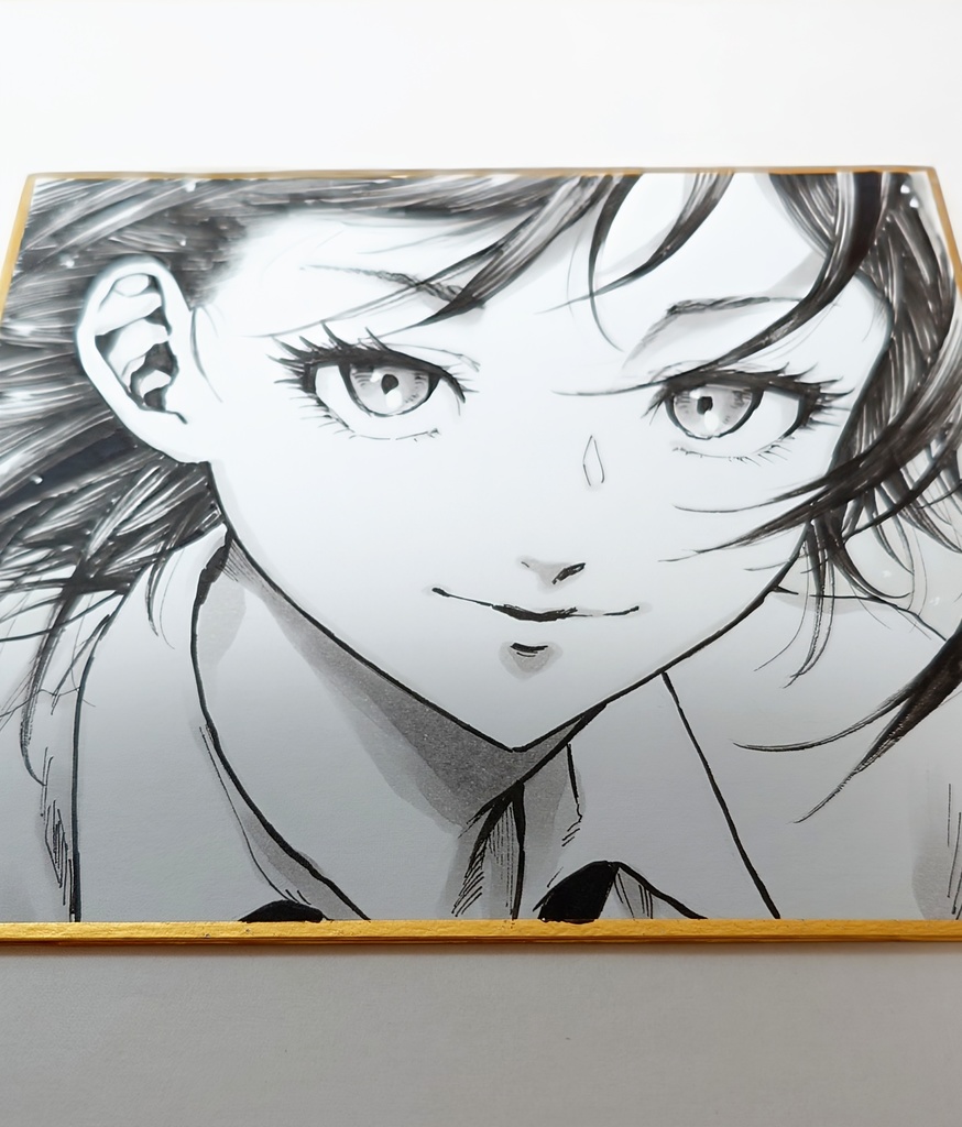 オリジナルイラスト 小色紙