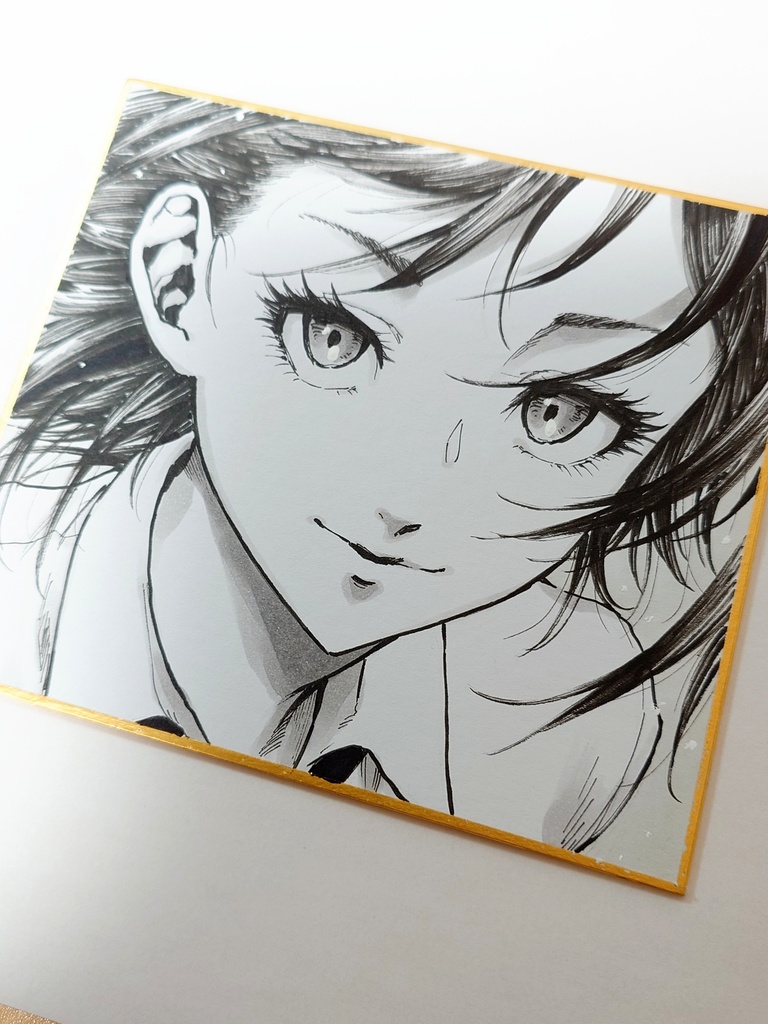 オリジナルイラスト 小色紙