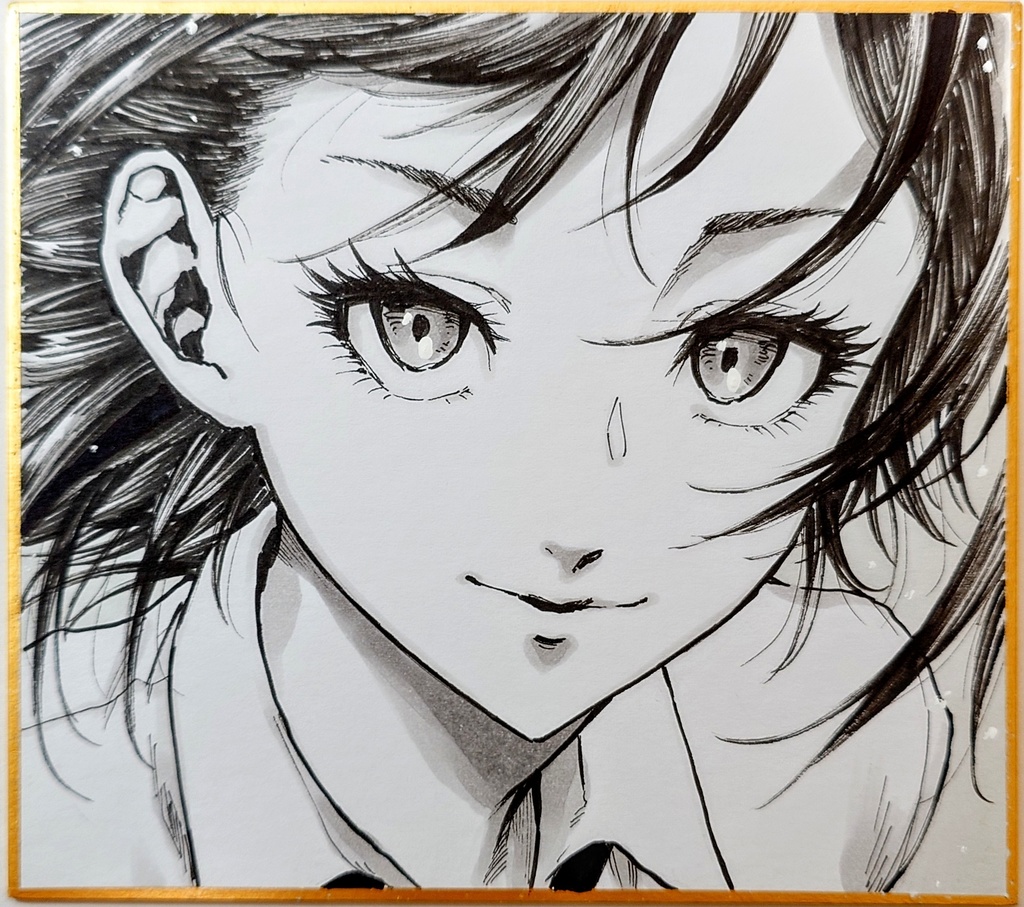 オリジナルイラスト 小色紙