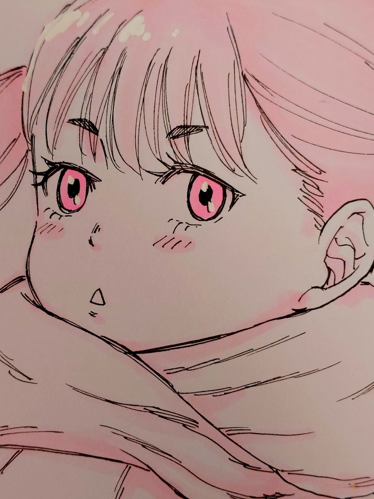 オリジナルイラスト　小色紙