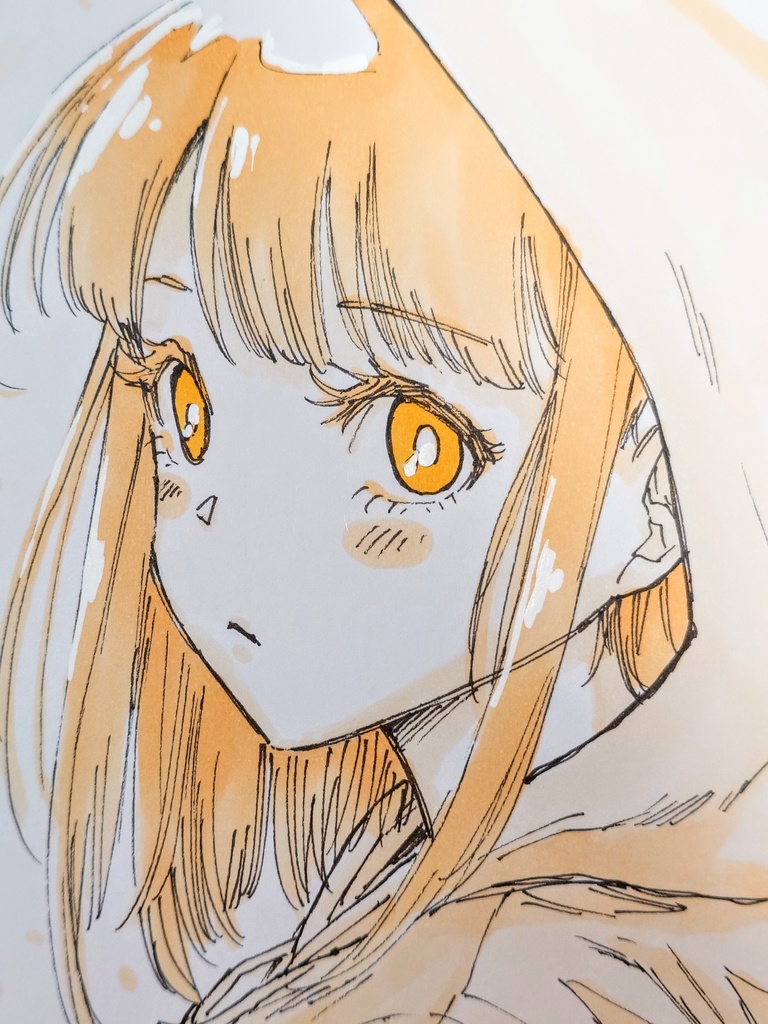 オリジナルイラスト 小色紙