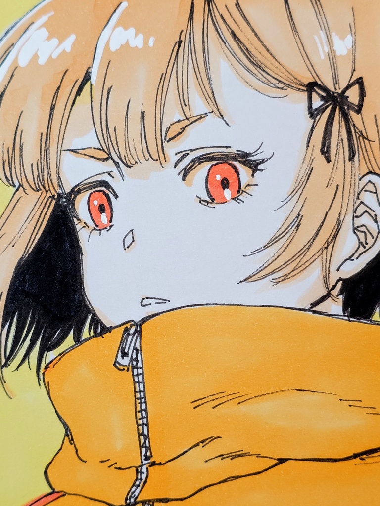 オリジナルイラスト　小色紙