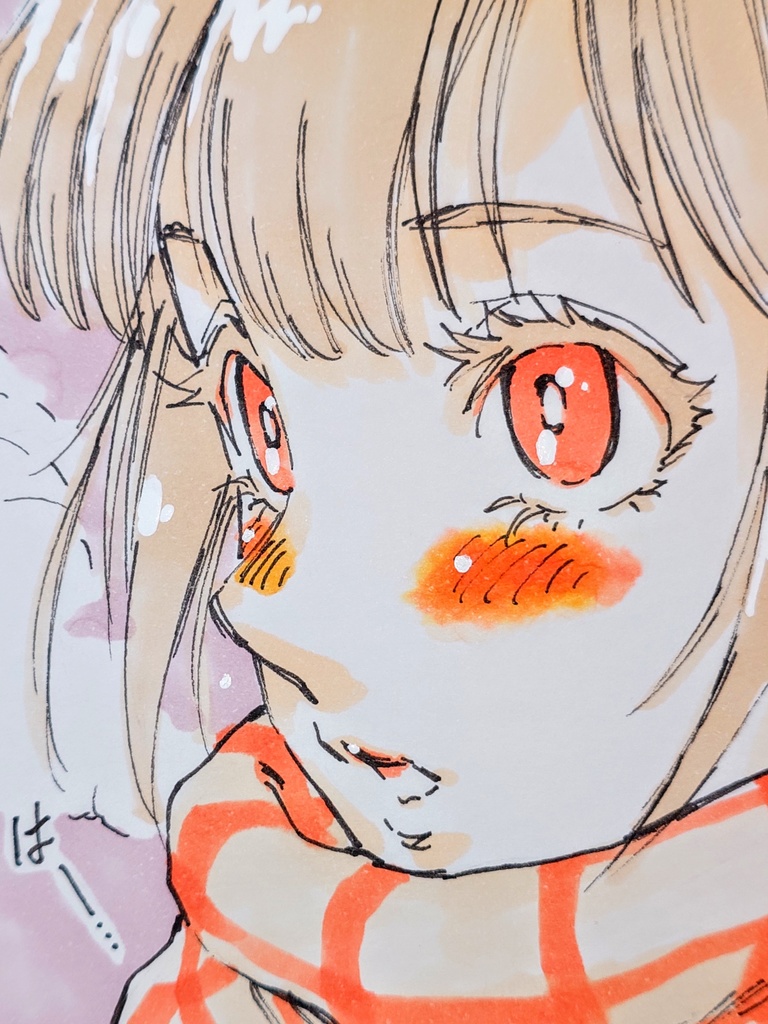 オリジナルイラスト　小色紙