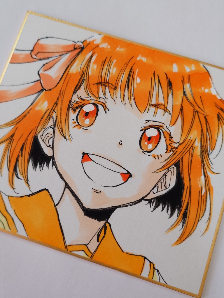 オリジナルイラスト 小色紙