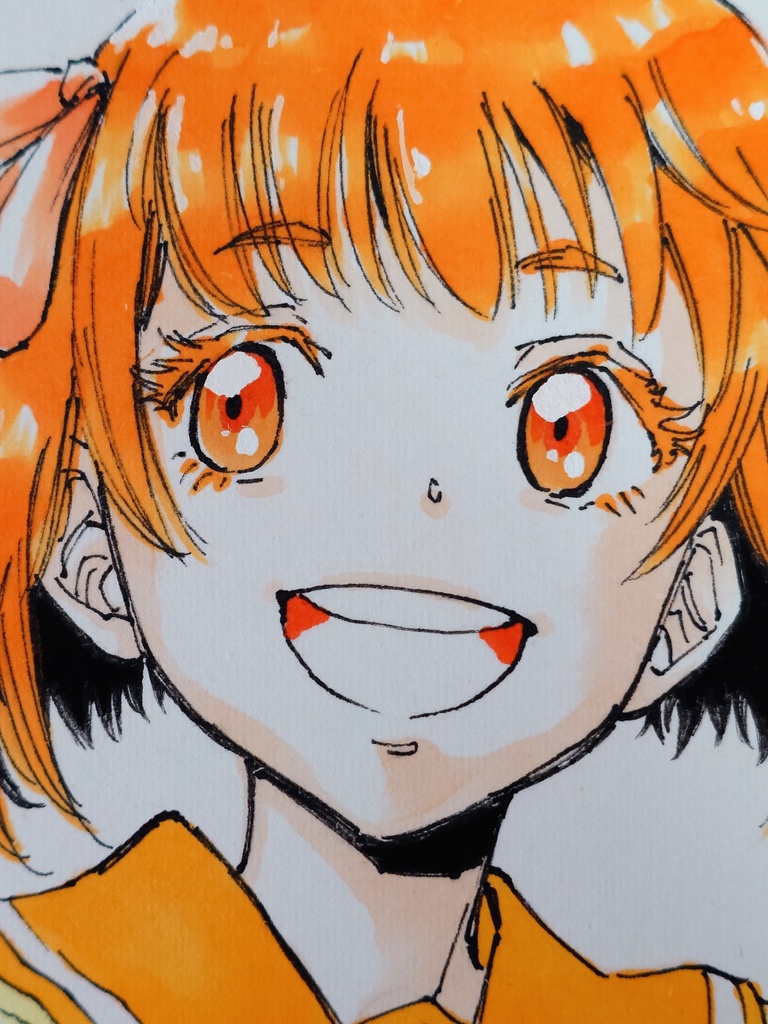 オリジナルイラスト　小色紙