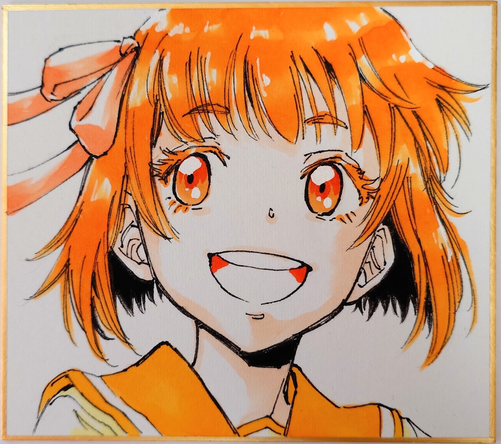 オリジナルイラスト 小色紙