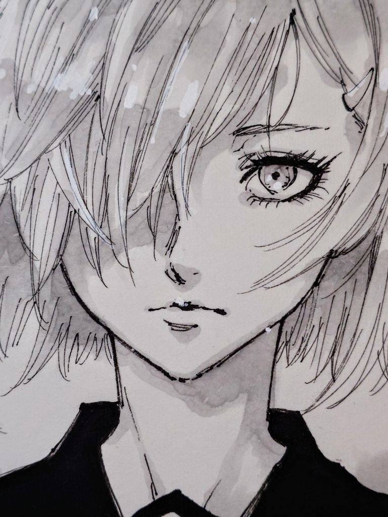 オリジナルイラスト　小色紙