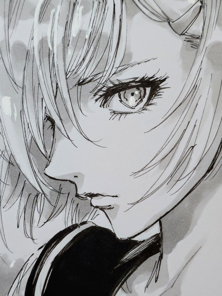 オリジナルイラスト　小色紙