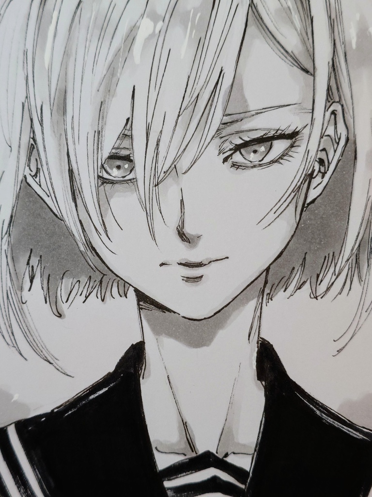 オリジナルイラスト　小色紙