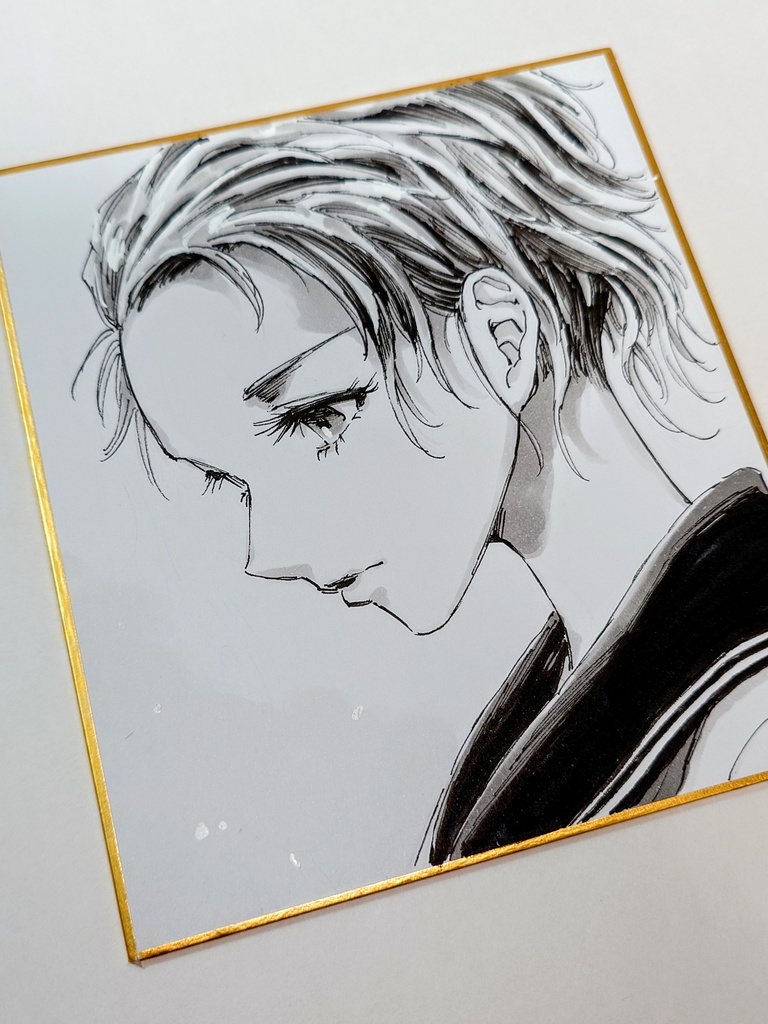 オリジナルイラスト 小色紙