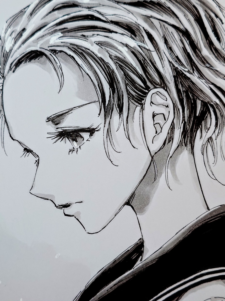 オリジナルイラスト　小色紙