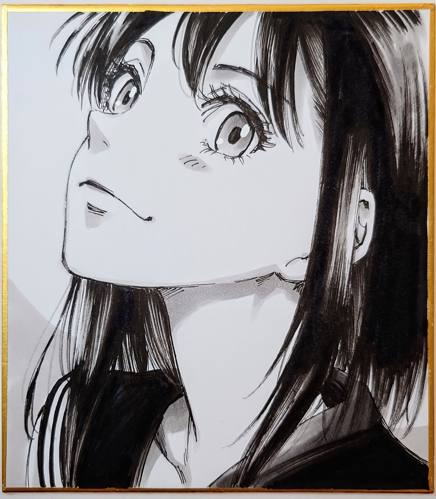 オリジナルイラスト 小色紙