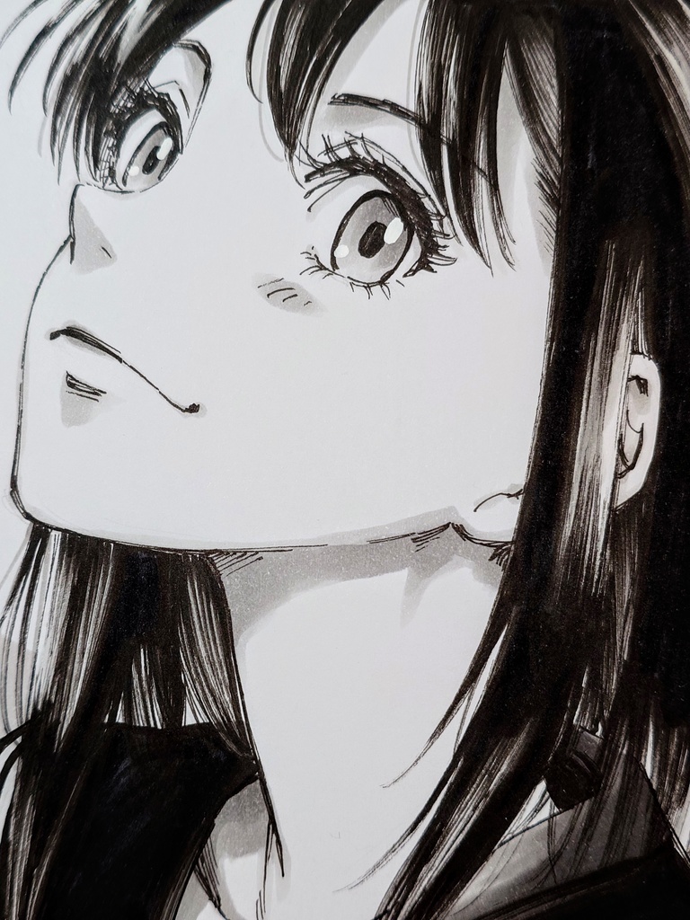 オリジナルイラスト　小色紙